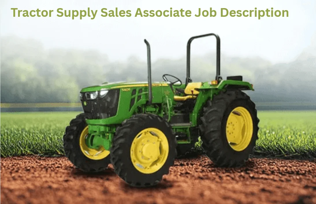 Tractor Supply Sales Associate Job Description 